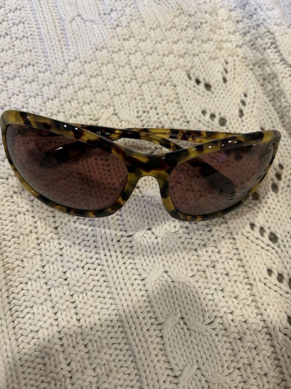 Smith Ramsey Tortoiseshell Round Sunglasses with Brown Lenses